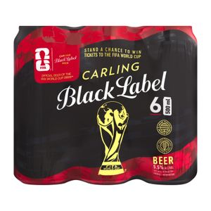 Carling Black Label Can (6 x 500ML)